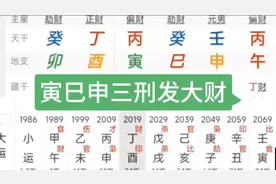 寅巳申三刑格局分析