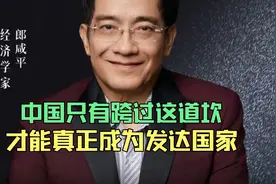 郎咸平：中国只有跨过这道坎，才能真正成为发达国家！你认可吗？