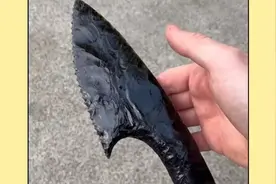 黑曜石刀为什么如此锋利 #科普知识视频封面