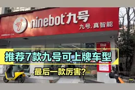 九号电动车可上牌的7款车，带ABS，还跑的远，最后一款堪称神车！视频封面