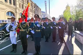 2025年5月9日 俄罗斯阅兵 中国三军仪仗队震撼入场