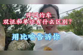 开滴滴网约车，双证和单证有什么区别？用一个比喻来告诉你！