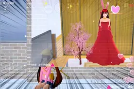 小舞变成鬼新娘了#樱花校园模拟器#樱花小镇#小舞