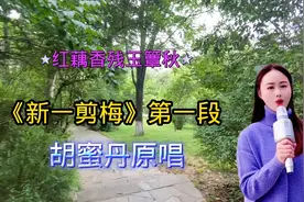 安徽籍歌手胡蜜丹原唱歌曲《新一剪梅》古风古韵、清澈明亮！