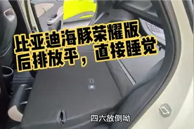 后排放平可以睡觉？直接变房车！比亚迪24海豚荣耀版你还说不值？视频封面