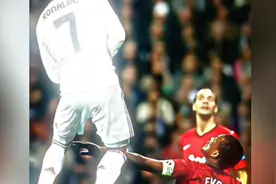 C罗突破地心引力的头球，触球的高度达到恐怖的2米93