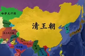 大清朝到中华人民共和国版图