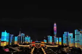 深圳莲花山：2024元宵灯光秀，第一视角记录完整