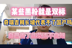 当了韭菜还挺自豪，天天搞双标，宗教品牌能代表国产车吗？视频封面