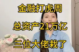 金融打虎周 总资产21万亿 三位大佬栽了