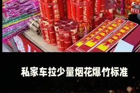 私家车拉少量烟花爆竹标准视频封面