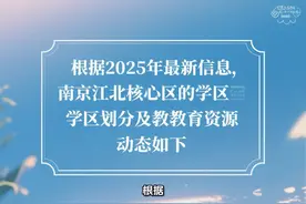 2025年江北新区学区划分最新视频封面