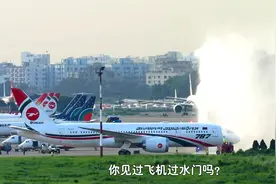 飞机为什么要过水门？航空业最高礼仪，都有谁经历过？