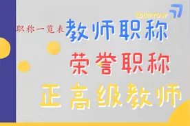 正高级教师有多少，各个职称教师有多少，视频封面