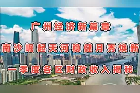 广州经济：南沙崛起，天河稳健越秀焕新，一季度各区财政收入揭秘视频封面