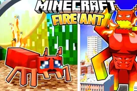 一口气看完我的世界：重生成为一只蚂蚁，在我的世界生存100天！视频封面