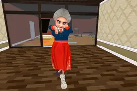 疯狂邻居  把奶奶放桌子老鼠夹被夹出血了视频封面