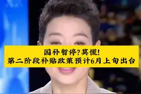 国补暂停？莫慌！第二阶段补贴政策6月上旬出台