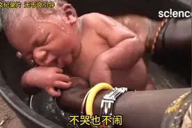 #非洲部落#带你们看看非洲刚出生的婴儿是怎么洗澡的！太震惊了！视频封面