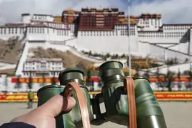 打卡西藏拉萨布达拉宫广场！3304经营部95式望远镜镜后实拍