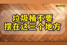 家里垃圾桶应该放置在哪里？一起来听。