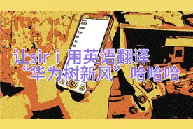 让sirⅰ用英语翻译“华为树新风”哈哈哈视频封面