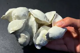 饺子冻成一坨了别扔，教你一个好方法，自动分开，个个完整不破皮