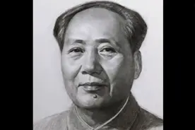 画毛主席 #人物素描 #素描头像