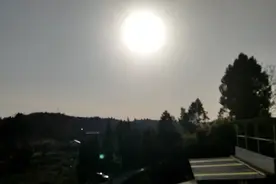 下午五点的太阳