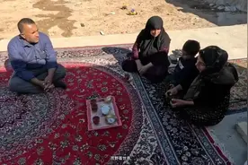 米娜带邻居大叔去找卡迪尔和阿扎达（上）邻居要作证接回阿扎达