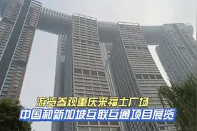 游览参观重庆来福士广场及中国-新加坡互联互通项目展览视频封面