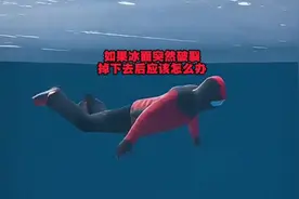 如果冰面突然裂开，不小心掉入冰层之下，应该怎么办？视频封面