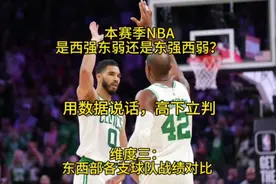 本赛季NBA是西强东弱还是东强西弱？维度三：东西部球队战绩对比