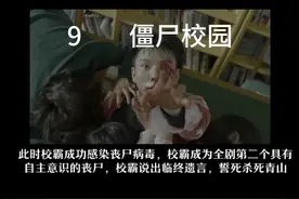 校霸被青山推向丧尸口中，校霸成功感染丧尸，成为全剧最大反派。