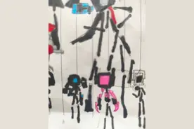 如何画火柴版监控人？