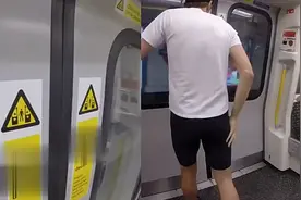 国外小伙挑战追地铁，只能说跪着看完😂😂视频封面