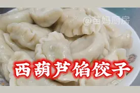 17000后，西葫芦馅饺子，营养丰富口感鲜美，放上它更香还不出水视频封面