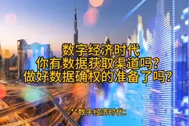 数字经济红利！数据确权！视频封面