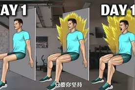 每天五分钟锻炼出强壮的双腿，方法如下！#健身干货 #练腿 #跟练视频封面