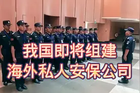 我国即将组建海外私人安保公司