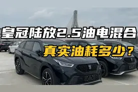 皇冠陆放2.5混动四驱豪华版真实油耗 一汽丰田陆放车主真实感受视频封面
