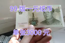 99 版一元纸币单张3000 元…视频封面