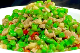 豆角炒肉末直接下锅炒就错了，多做两步骤，鲜嫩入味，好吃又下饭