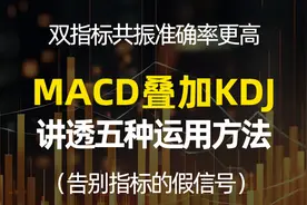 MACD+KDJ，讲透五种运用方法。双指标共振准确率更高，告别假信号视频封面