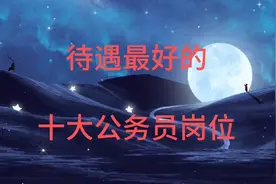 待遇最好的十大公务员岗位视频封面