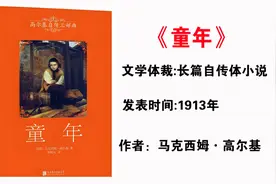 每天精读一本书，今天我们来读《童年》