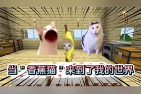 当＂香蕉猫＂来到了《我的世界》！🍌🐱视频封面