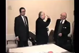 启功先生1992年广州书法展现场题词（一）视频封面