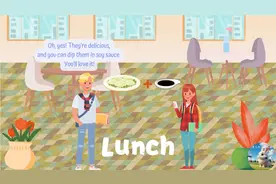 夏天兔学英语，情景对话，午餐Lunch