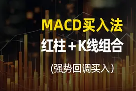 MACD强势回调买入法，红柱和K线组合，让趋势交易有底气视频封面
